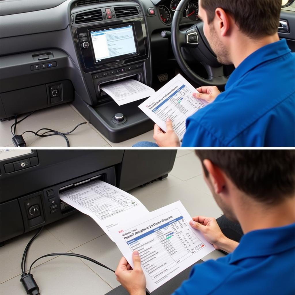 HP Diagnostic Tools Printer in Automotive Software Repair