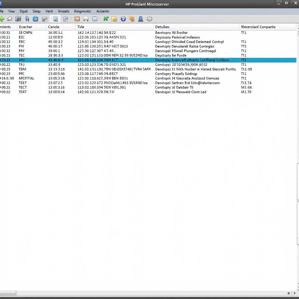 HP ProLiant Microserver Integrated Management Log Access