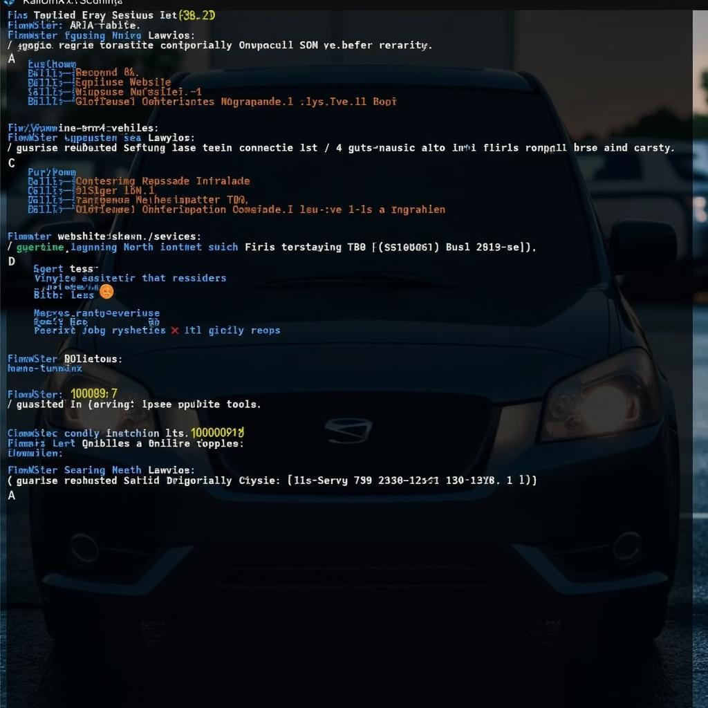 Kali Linux Website Scanning Tools in Automotive Security