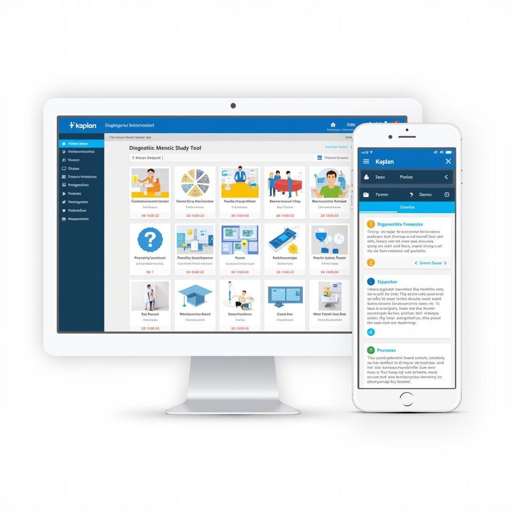 Kaplan Diagnostic Study Tool Interface