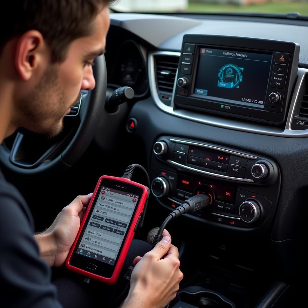 Reading DTCs on a Kia Sportage