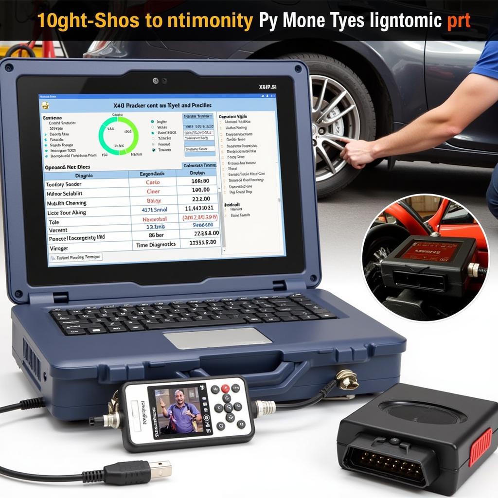 Launch Tech X431 Pad II Diagnostic Capabilities