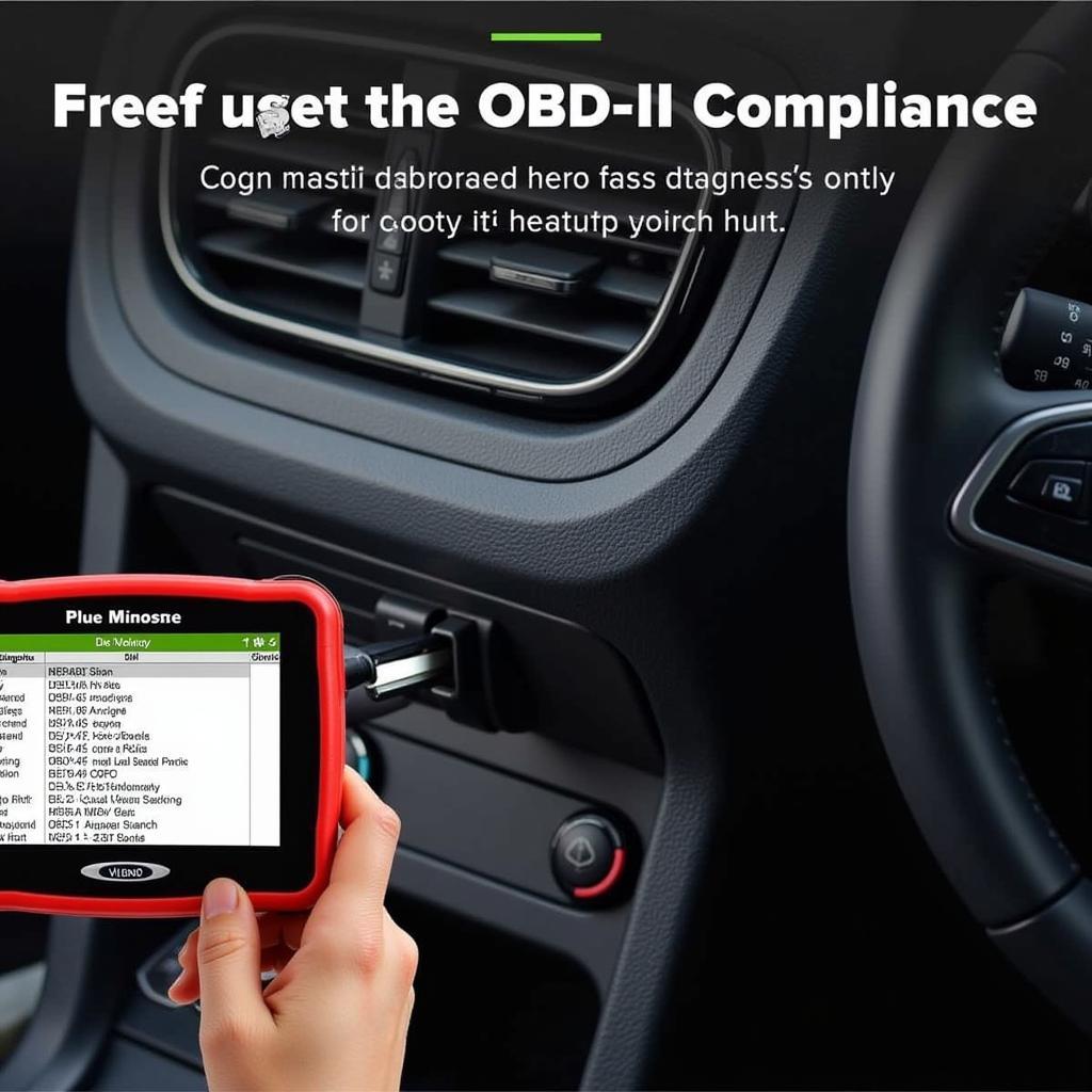 OBD-II Compliant Diagnostic Scan Tool