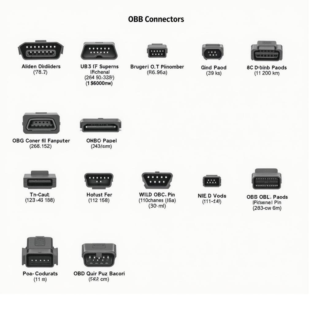 Pre-1996 OBD Connector Types