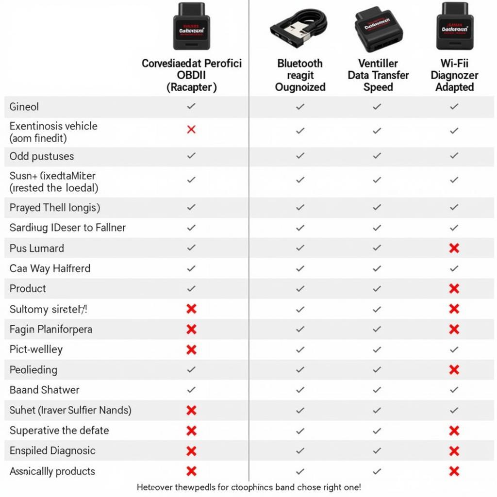 OBDII Adapter Types Comparison