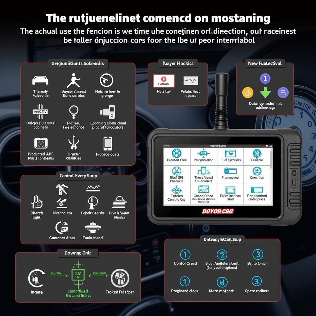 OTC Scan Tool Bidirectional Functions