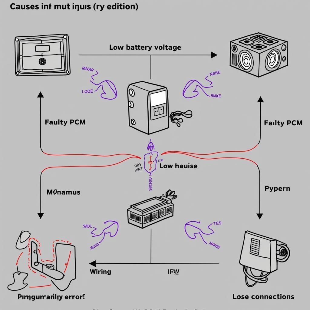 P0601 Code Causes Diagram