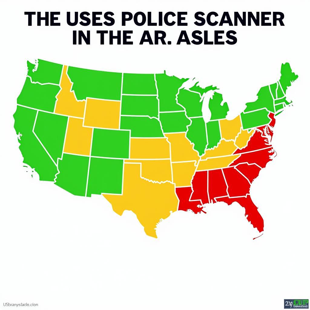 Police Scanner Legality Map