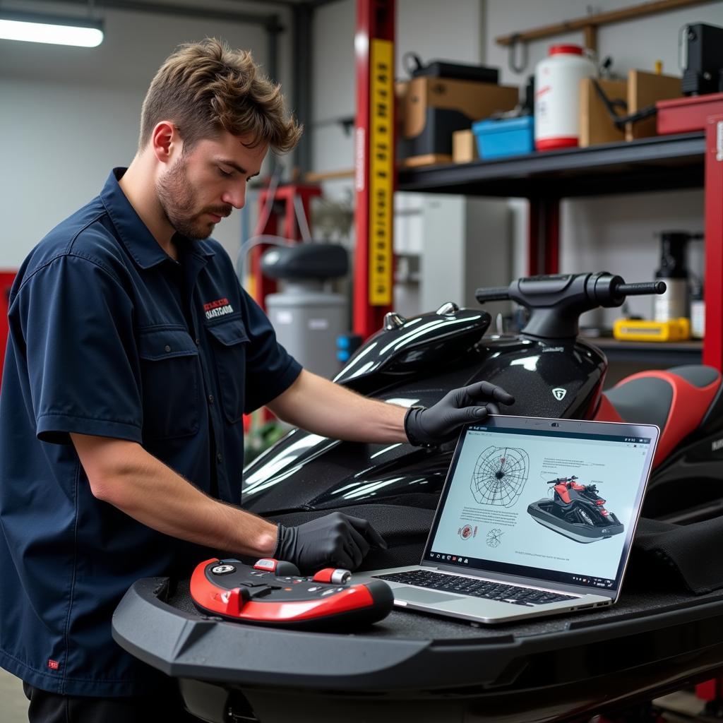 Diagnostic Process on a Personal Watercraft