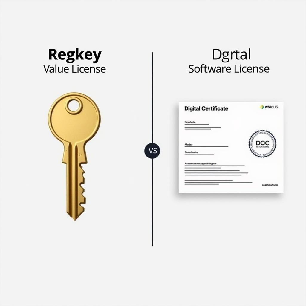 Regkey vs. Licensed Software