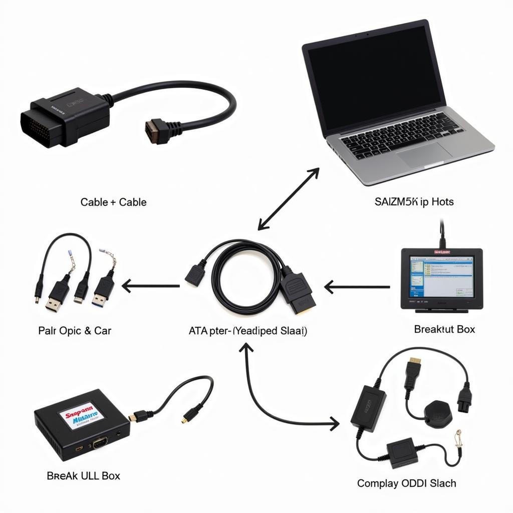 Snap-on scan tool CAN kit components