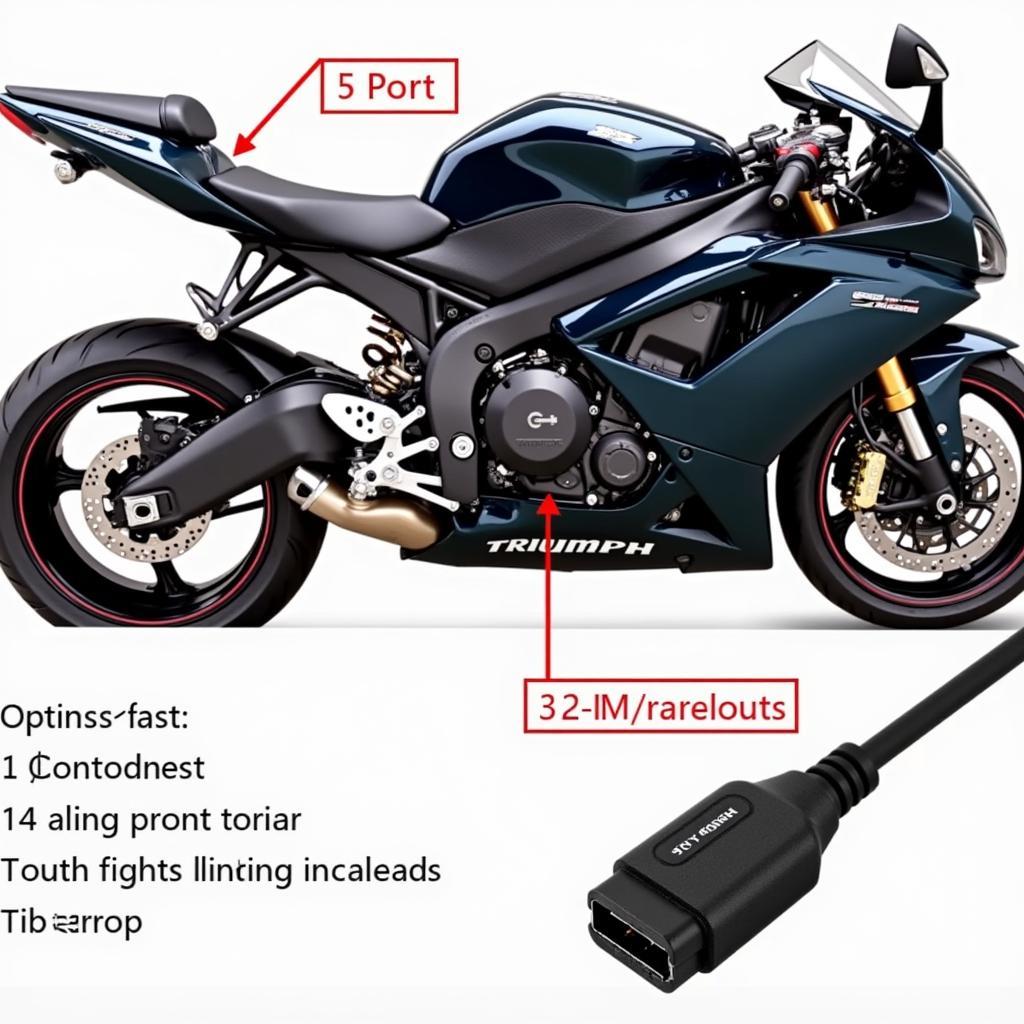 Triumph Daytona 675 Diagnostic Port Location