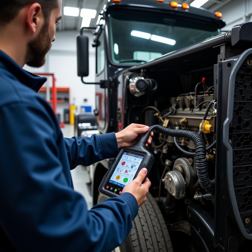 Truck Diagnostic Tools in Action