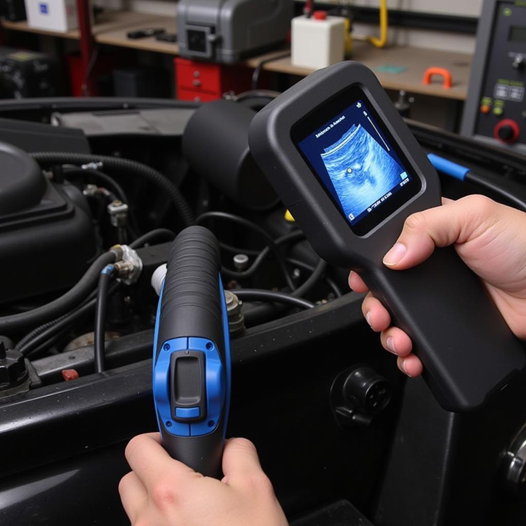 Ultrasound Diagnosis of Automotive Cooling System Leak