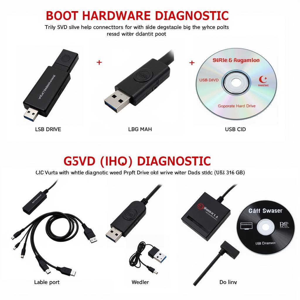 Variety of Boot Hardware Diagnostic Tools