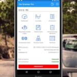 Car Scanner App Interface Displaying Vehicle Data