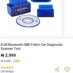 Affordable Bluetooth car diagnostic scanner for DIY car owners in Nigeria