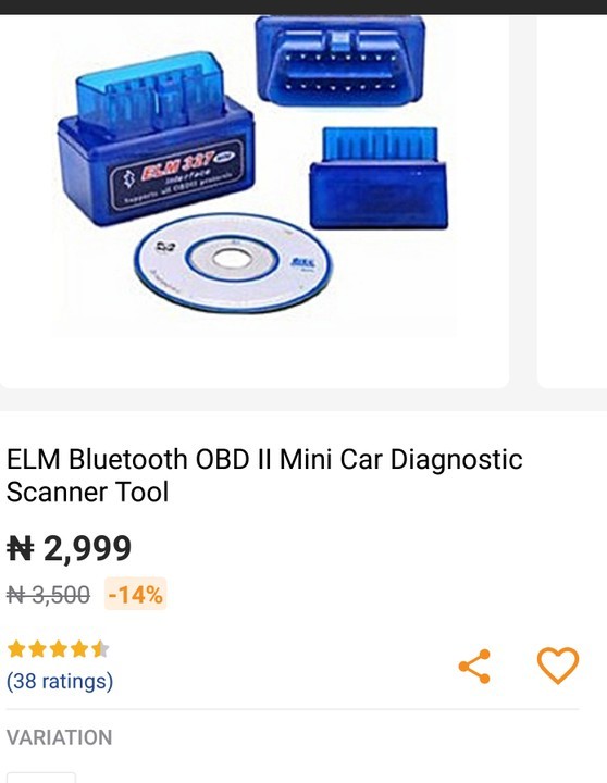 Affordable Bluetooth car diagnostic scanner for DIY car owners in Nigeria