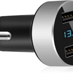 Car charger voltage meter