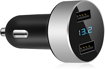 Car charger voltage meter