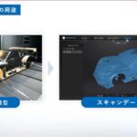 Wind tunnel model and scanning data