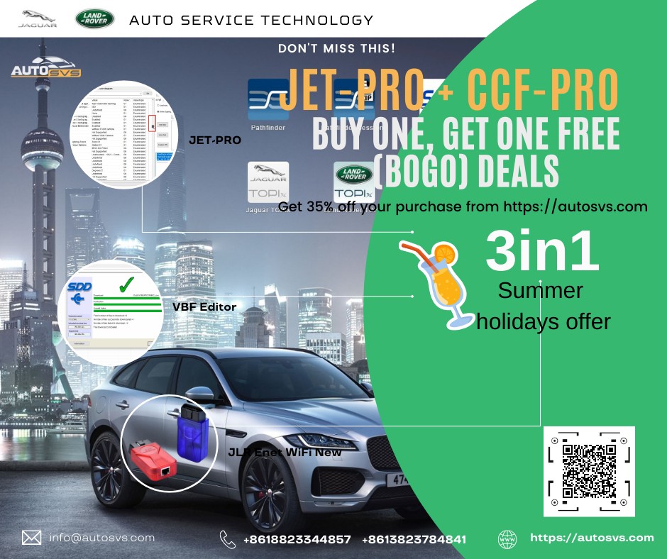 JLR Engineering Tool JET-Pro and CCF-PRO Software with JLR Enet WiFi Adapter Package