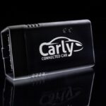 Carly Diagnostic Adapter Connecting to OBD-II Port for 2016 Mustang V6 Diagnostics