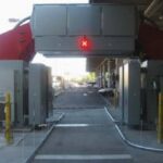 The Z Portal vehicle screening system, also made by AS&E, installed at the San Ysidro border crossing near San Diego, Calif. (Photo courtesy of Customs and Border Protection)