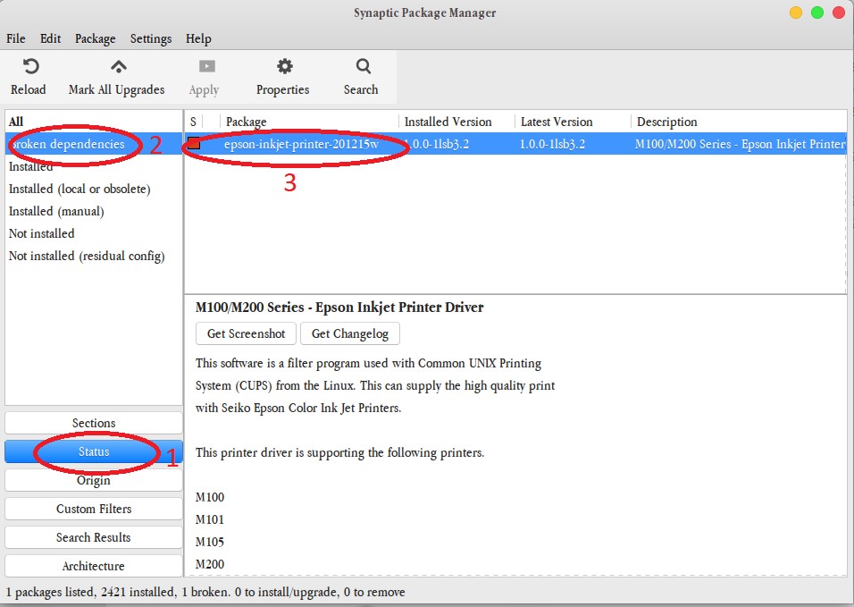 Fixing Broken Packages in Synaptic Package Manager on Linux Mint