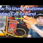 How to test car ground with a multimeter