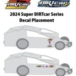 2024 Super DIRTcar Series Decal Placement Guide