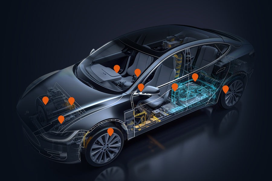 Car Scanner Connecting to a Car