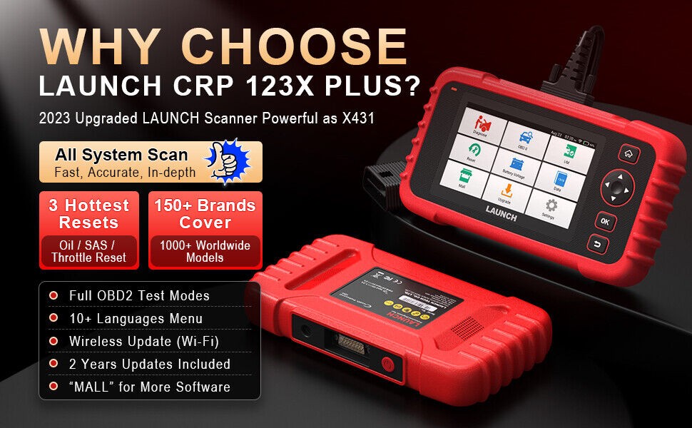 LAUNCH CRP123X Elite Car Scanner Main Unit