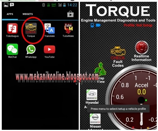 Torque app icon on a phone screen.